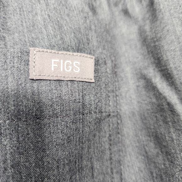 Figs Petite High Waisted Yola Skinny Scrub in Graphite & Teal  Pants Women's MP - Picture 9 of 11